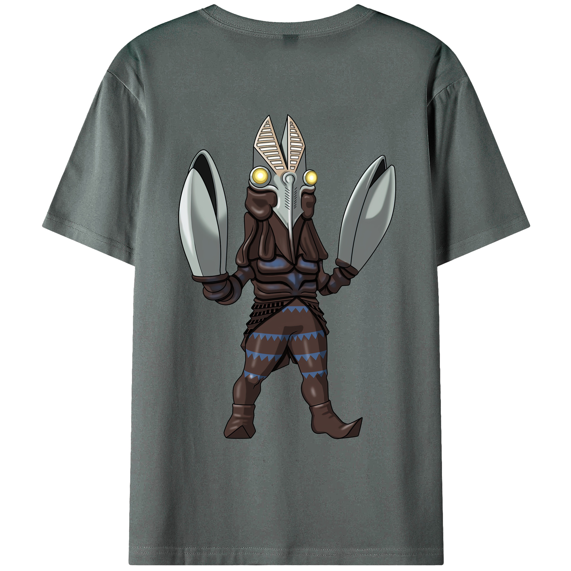 （画像用） ウルトラマン Ultraman 綿100％ メンズ半袖Tシャツ（バックプリント） 通気性